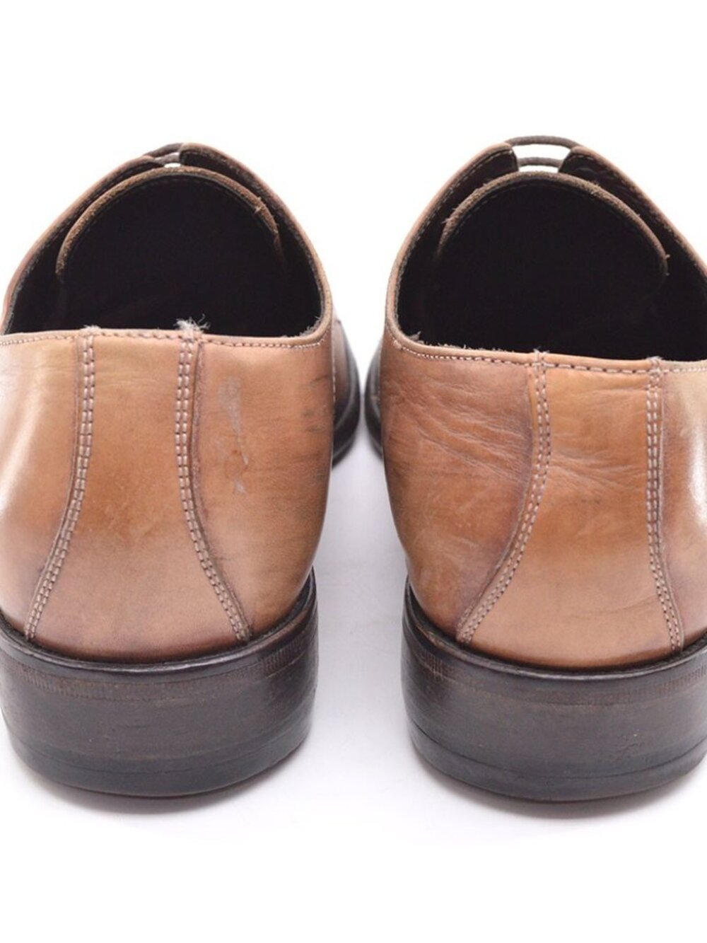 Men Calzoleria Toscana Hand Made Brogue Oxfords 40 - Picture 5 of 9